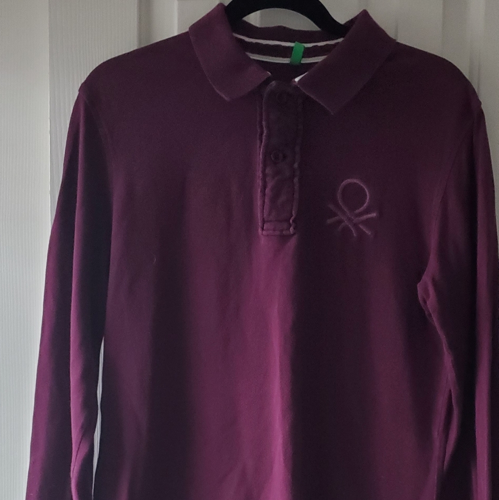Benetton Long Sleeve Polo